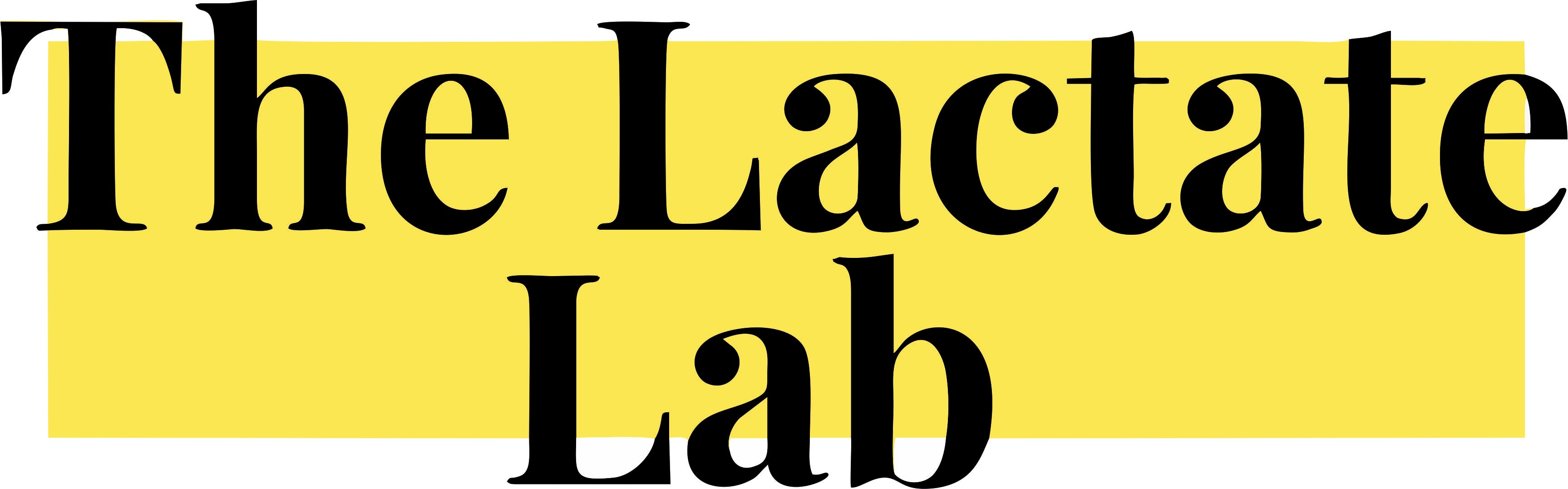The Lactate Lab